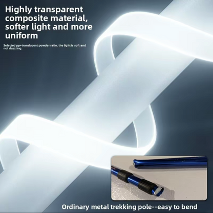 Portable Luminous Hiking Stick